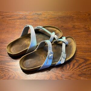 Birkenstock Mayari sandals silver women’s size 40 9/9.5